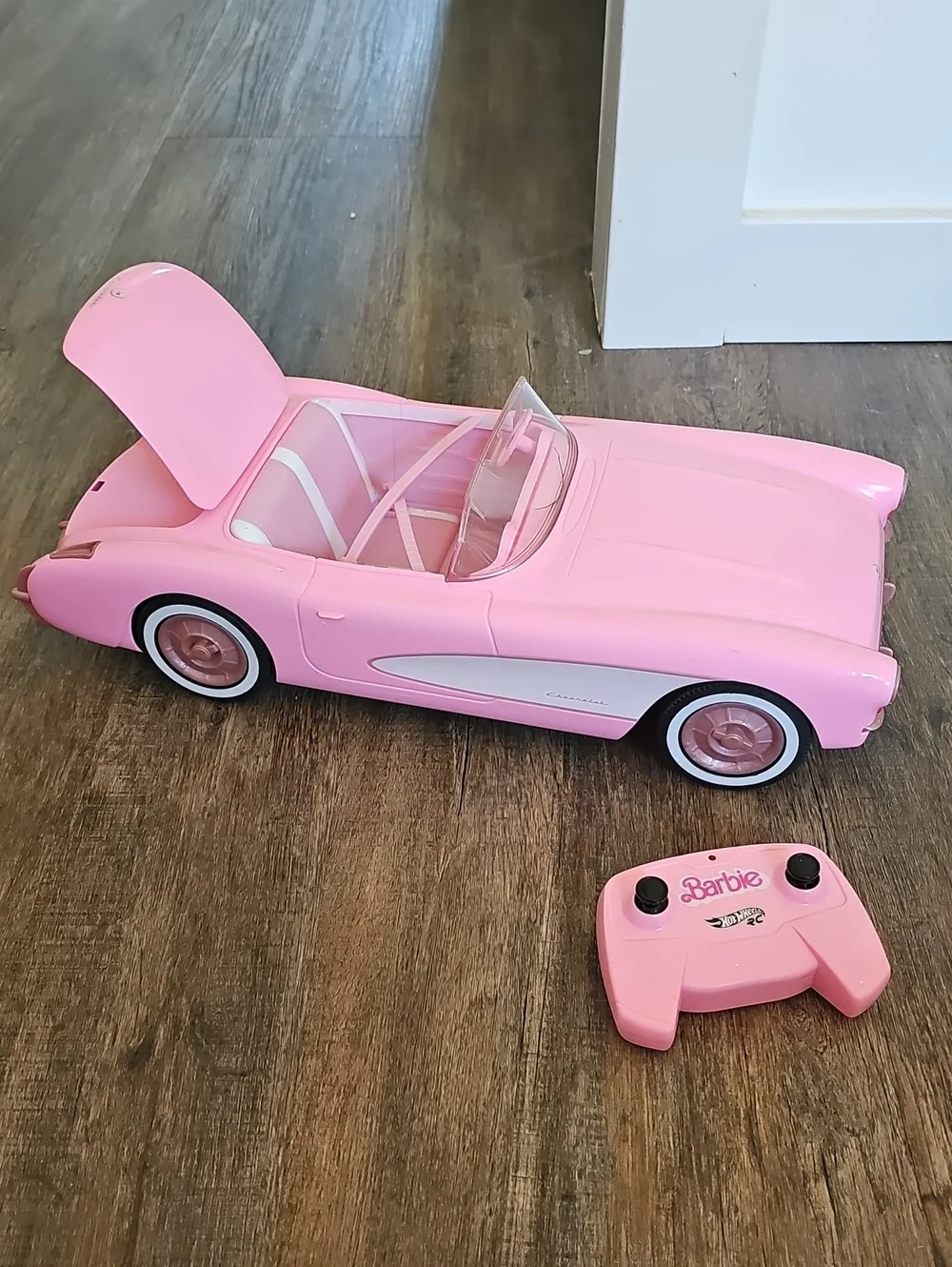 Hot Wheels RC Barbie Corvette, Remote Control Corvette from Barbie The Movie